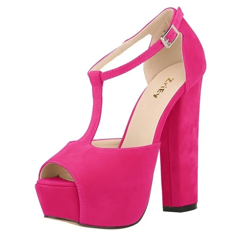 Women'S Shoes Peep Toe - Kadın Sandalet Yaz Seksi Gösterişli Açık