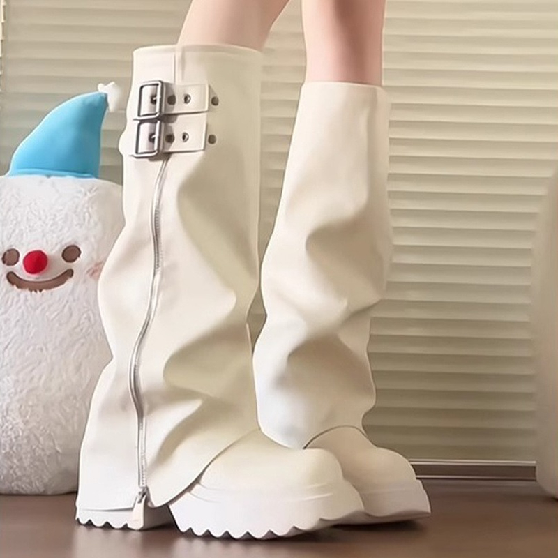 Punk Tarzı Ekleme Kalın Alt Ka - Women'S Shoes For Fall incelemesi ve fiyatı