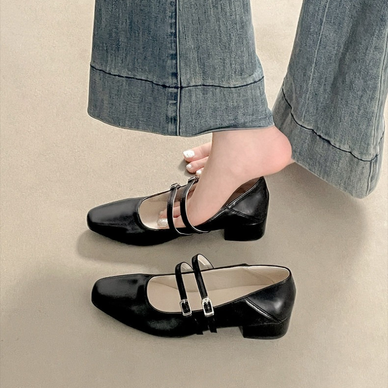 Kare Burunlu Düşük Topuklu Kad - Women Shoes Casual incelemesi ve fiyatı