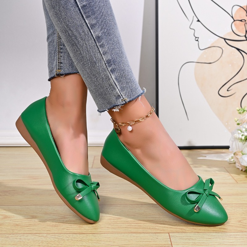 Fiyonklu Sığ Ağızlı Yumuşak Ta - Women Shoes Casual incelemesi ve fiyatı