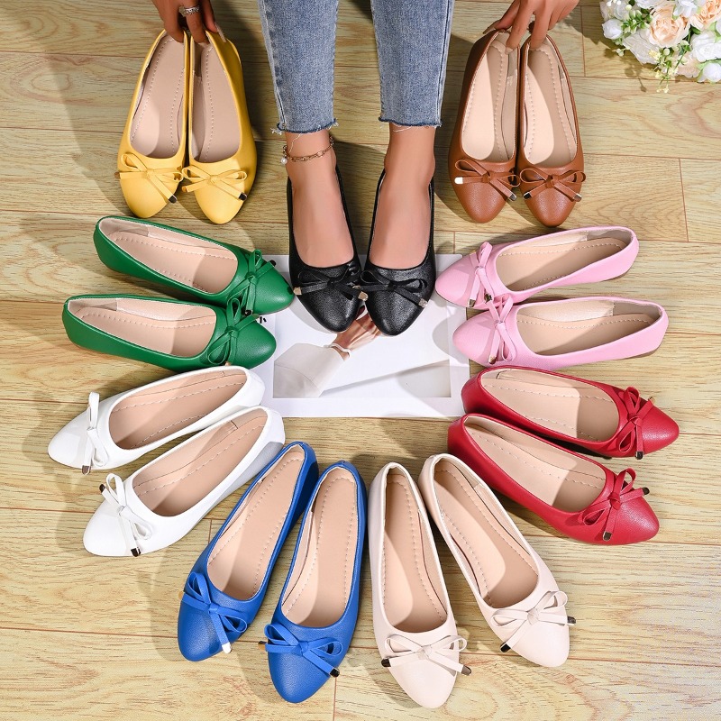Fiyonklu Sığ Ağızlı Yumuşak Ta - Women Shoes Casual incelemesi ve fiyatı