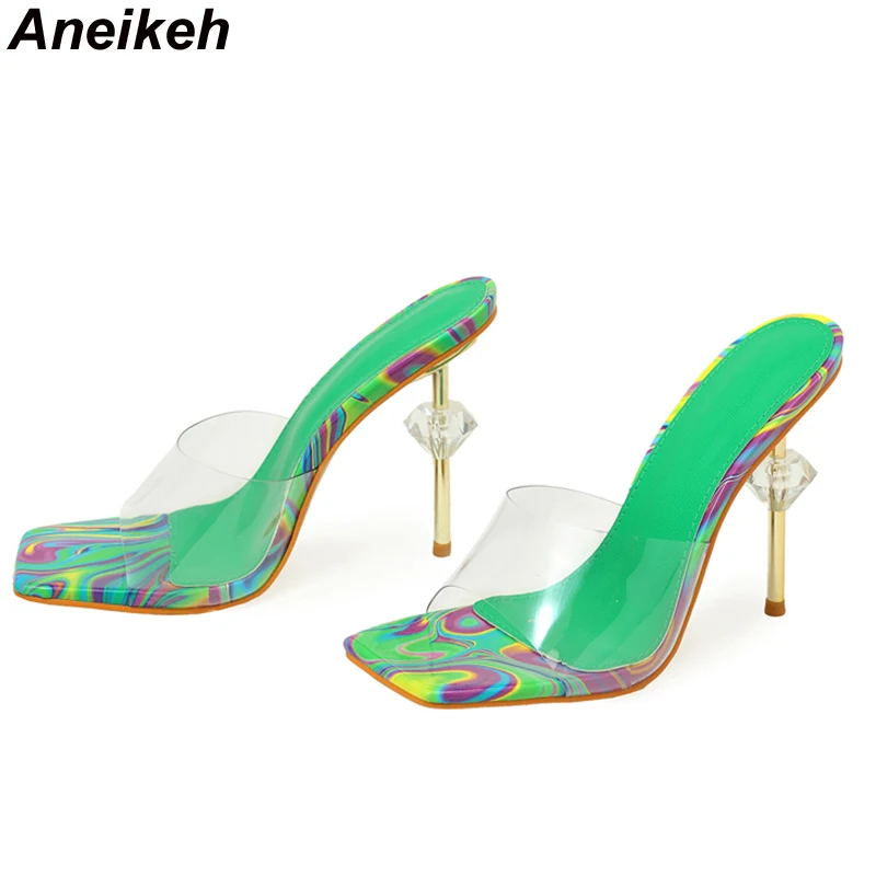 Aneikeh YENI Seksi Garip Şeffa - Women'S Shoes Peep Toe incelemesi ve fiyatı