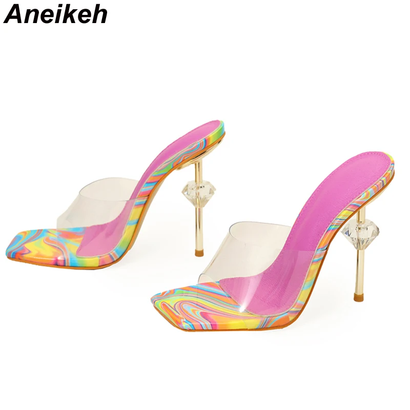Aneikeh YENI Seksi Garip Şeffa - Women'S Shoes Peep Toe incelemesi ve fiyatı